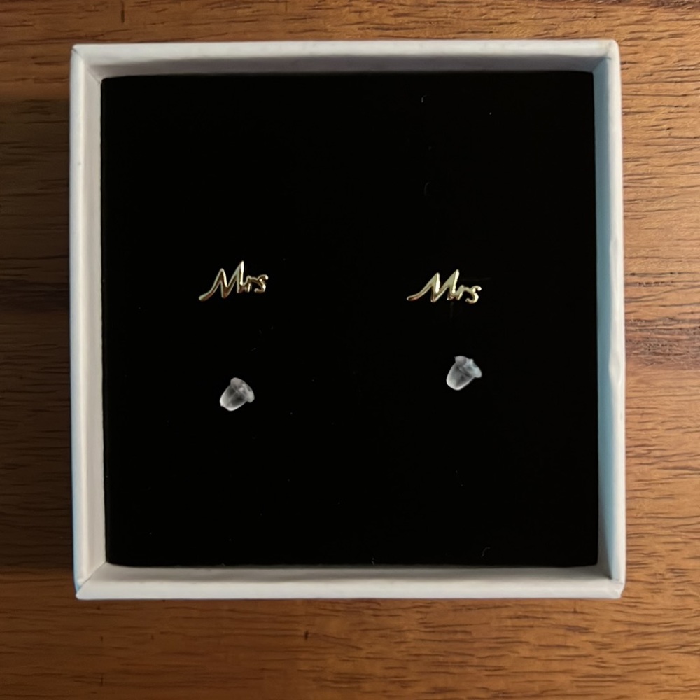 New MRS earrings